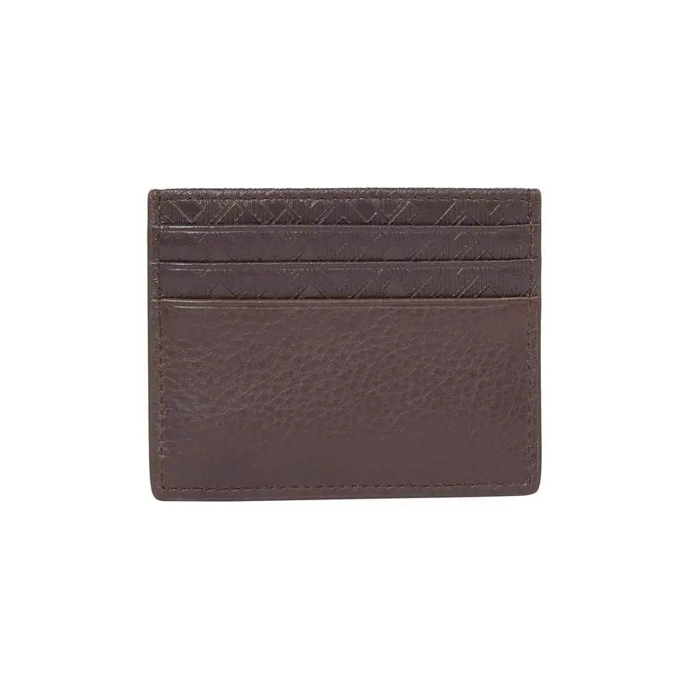 Tommy Hilfiger Monogram Leather Credit Card Holder